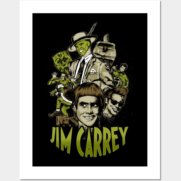 Jim Carrey Wall Art by RedBug01